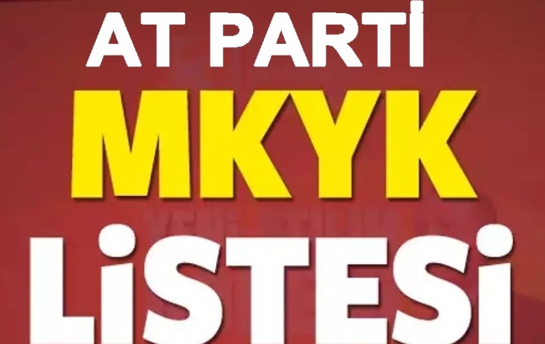 AK PARTİ'NİN MKYK ÜYELERİ BELLİ OLDU!