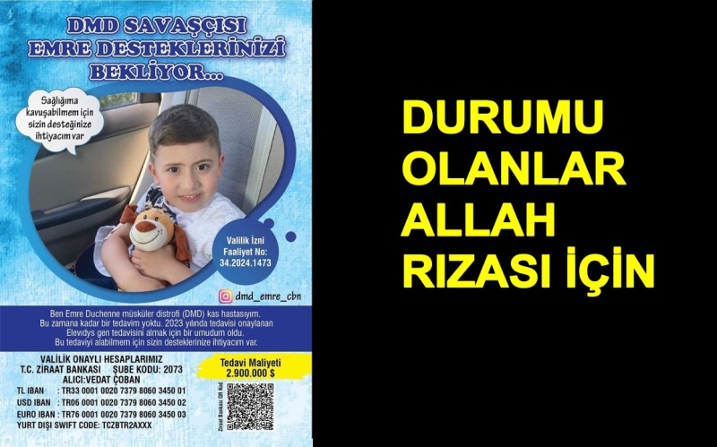 DURUMU OLANLAR  ALLAH RIZASI İÇİN 28.06.2024