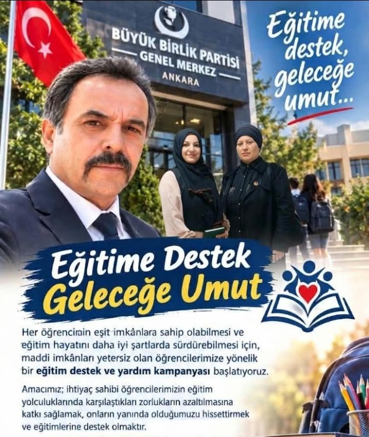 BBP’DEN EĞİTİME DESTEK KAMPANYASI 19.09.2026