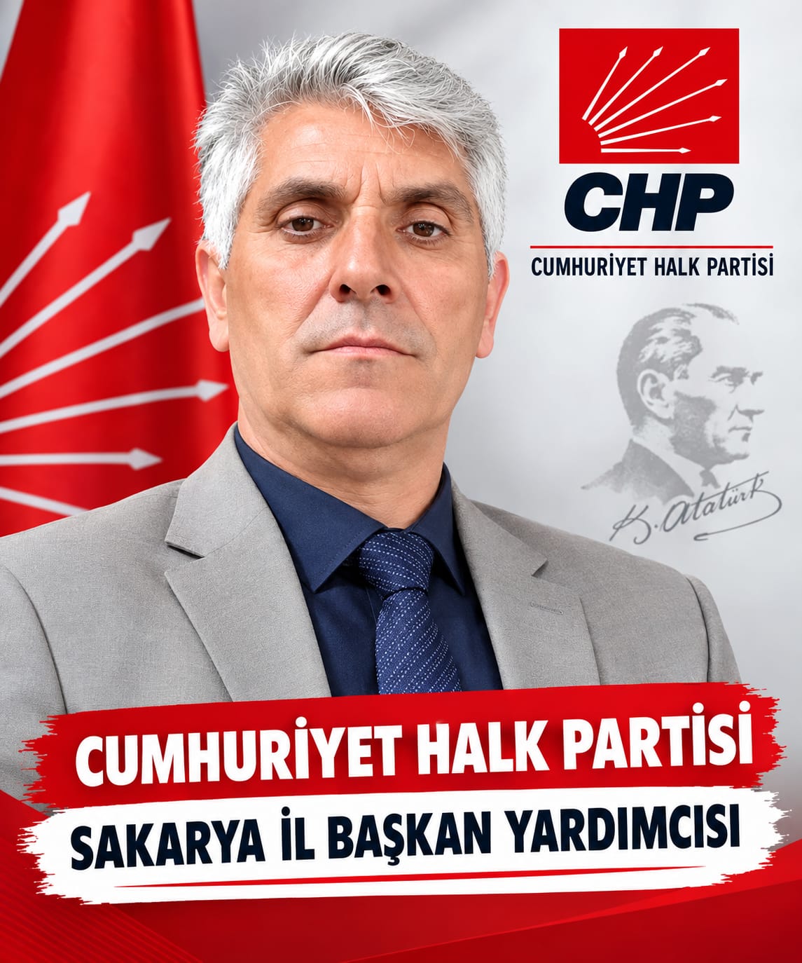 CHP AKYAZI İLÇE BAŞKANLIĞI TEBRİK MESAJI 