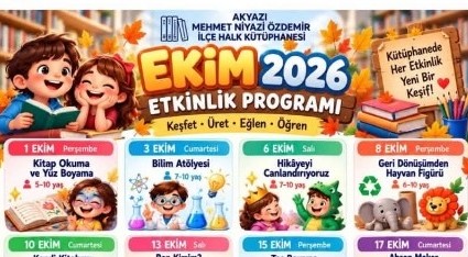 AKYAZI KÜTÜPHANESİNDE MUHTEŞEM ETKİNLİK 26.09.2026
